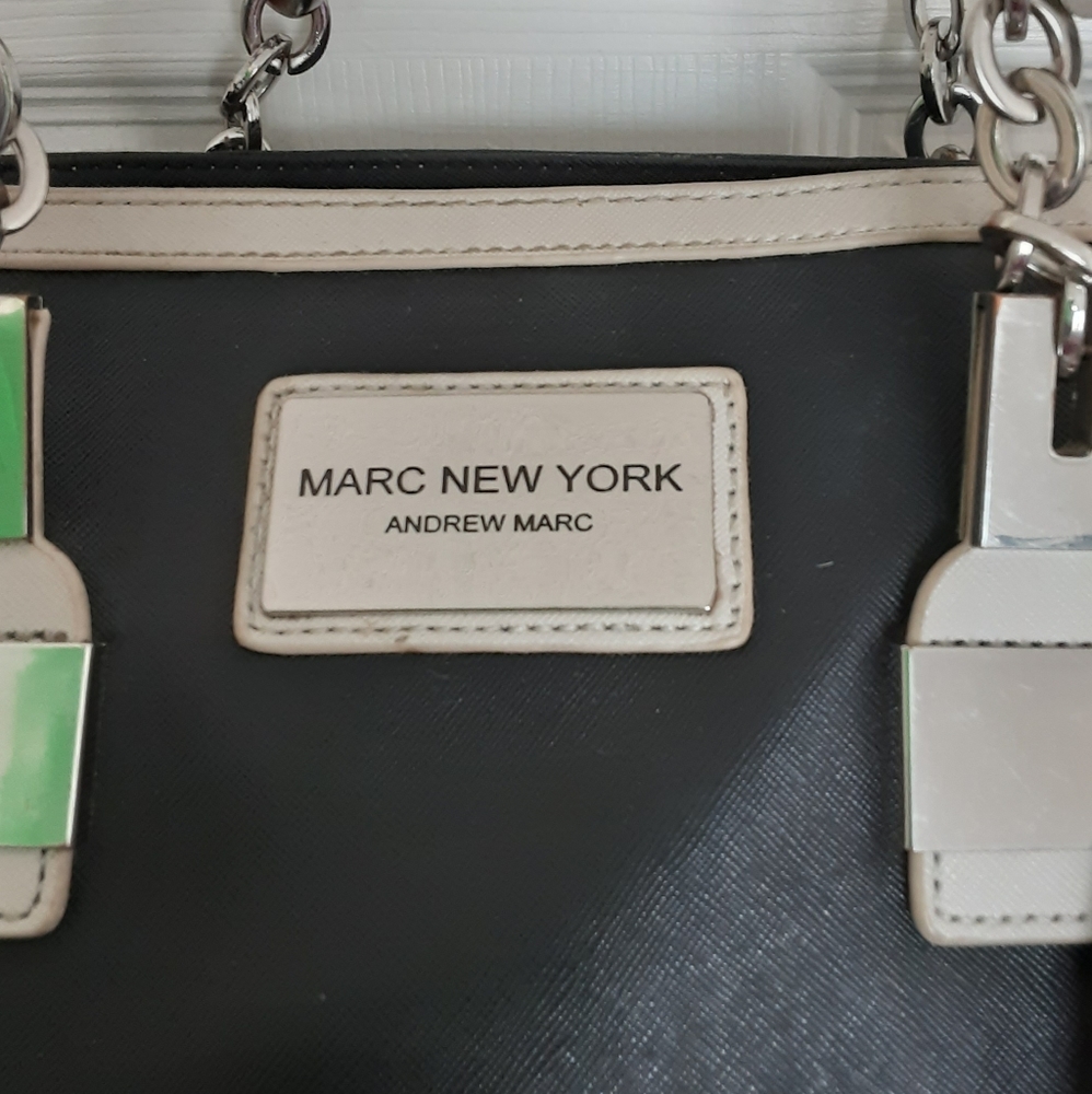 Marc New York Andrew Marc Color Block Handbag. - image 2